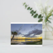 Sunset, George LeStrange Preserve, Fort Pierce, FL Briefkaart (Staand voorkant)
