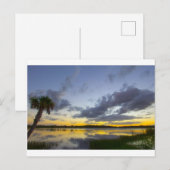 Sunset, George LeStrange Preserve, Fort Pierce, FL Briefkaart (Voorkant / Achterkant)