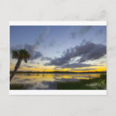 Sunset, George LeStrange Preserve, Fort Pierce, FL Briefkaart (Voorkant)