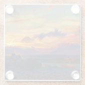 SUNSET GLAZEN ONDERZETTER (Achterkant)