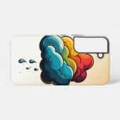 Sunset Glider Puff Samsung Galaxy Hoesje (Achterkant horizontaal)