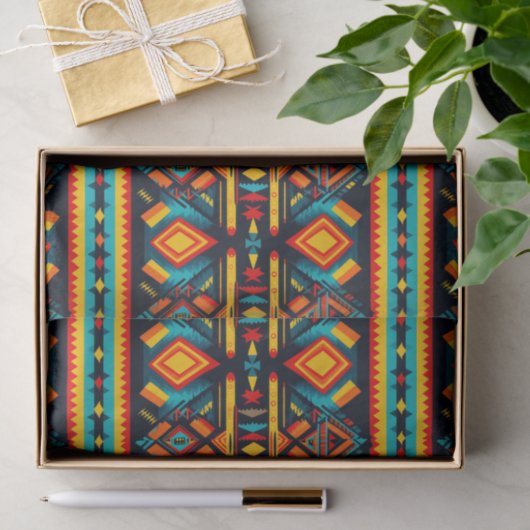 Sunset Glow Aztec Harmony Decoupage Papier (Geschenk)