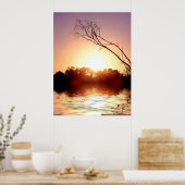 SUNSET GLOW Poster (Keuken)