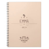 Sunset Glow Surfer Crew Van Life Journal Notitieboek (Voorkant)
