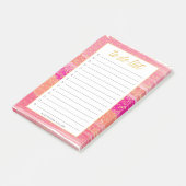 Sunset Gold Confetti om lijstnaamnotities te doen Post-it® Notes (Schuin)