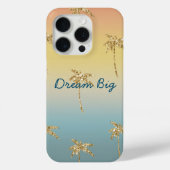 Sunset Gold Glitter Palm Trees Case-Mate iPhone Case (Achterkant)
