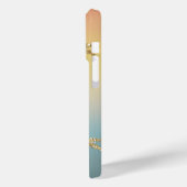 Sunset Gold Glitter Palm Trees Case-Mate iPhone Case (Achterkant / Links)