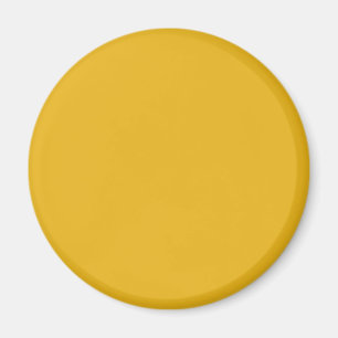 Sunset Gold Yellow E8B319 Kleur Een naam toevoegen Magneet