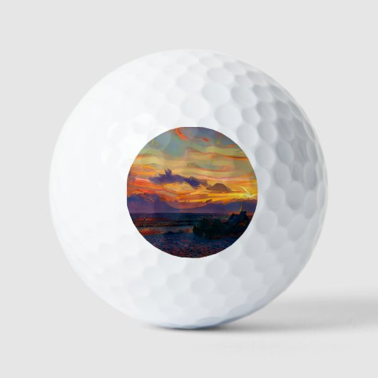 SUNSET GOLFBALLEN (Voorkant)
