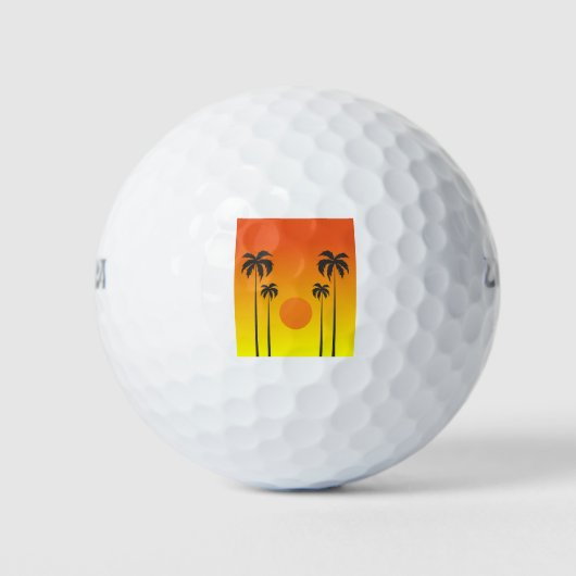 Sunset Golfballen (Voorkant)