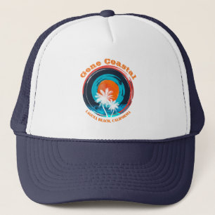 Sunset Gone Coastal Pick Your Beach Trucker Pet