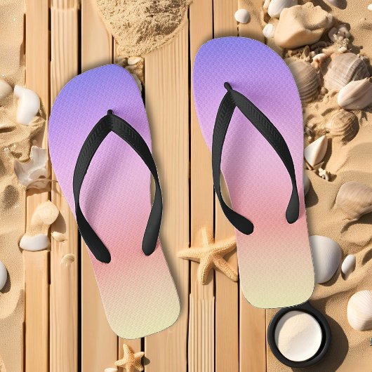 Sunset Gradient Beach Teenslippers