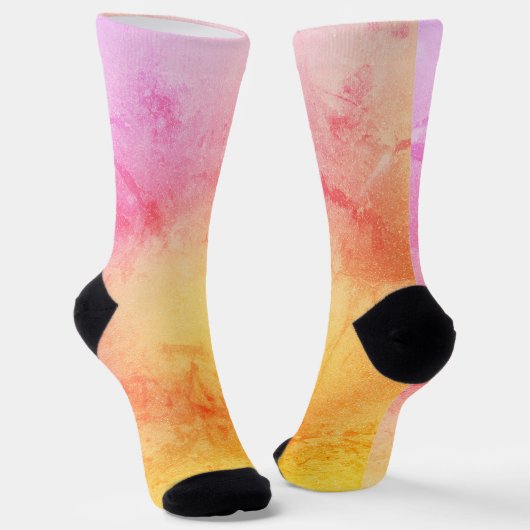 Sunset Gradient Crew Sokken voor Vrouwen (Gebogen)