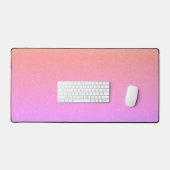 Sunset Gradient Desk Mat - Zacht roze en goud (Keyboard & Muis)