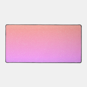 Sunset Gradient Desk Mat - Zacht roze en goud