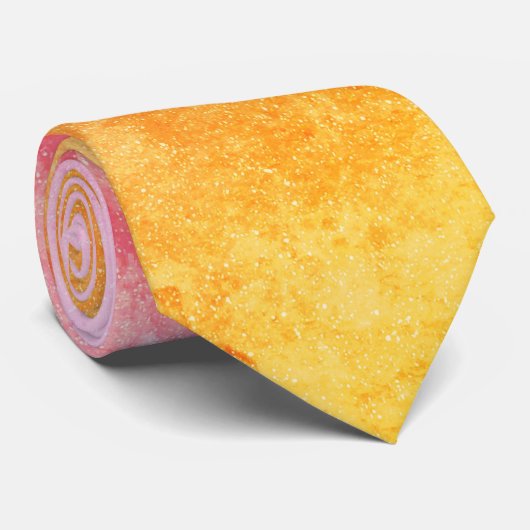 Sunset Gradient Elegant Silk Stropdas (Opgerold)