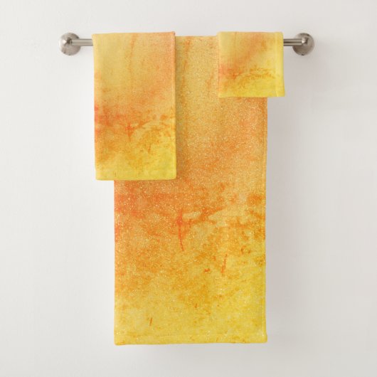 Sunset Gradient Luxe Handdoek Set (Insitu)