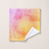 Sunset Gradient Luxe Handdoek Set (Wasdoekje)