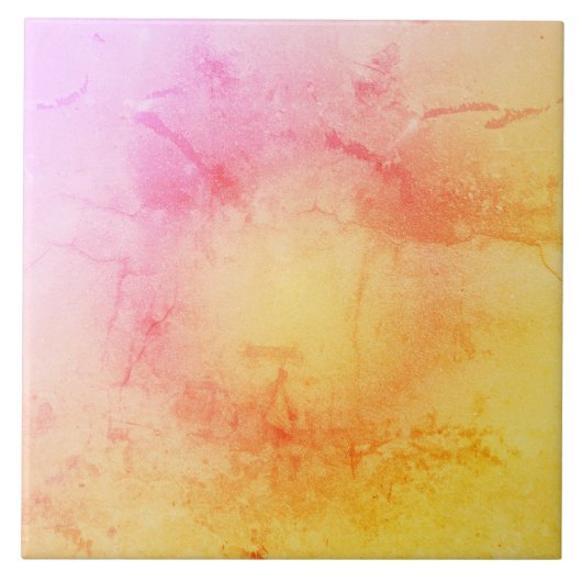Sunset Gradient Marble Keramische Tegel Tegeltje (Voorkant)