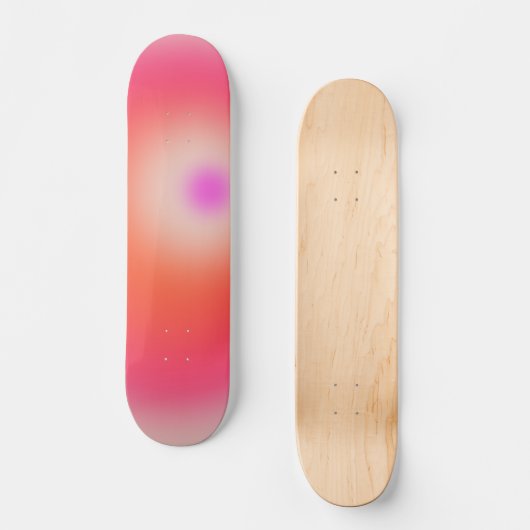 Sunset Gradient Persoonlijk Skateboard (Voorkant)