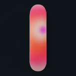 Sunset Gradient Persoonlijk Skateboard<br><div class="desc">Verloopontwerp - Aura - Effect - Zonnevaste kleuren - Roze en Oranje.</div>