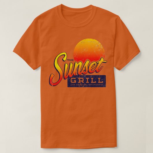 Sunset Grill T-shirt (Design voorkant)