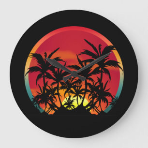 SUNSET GROTE KLOK
