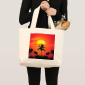 Sunset Grote Tote Bag (Voorkant (product))