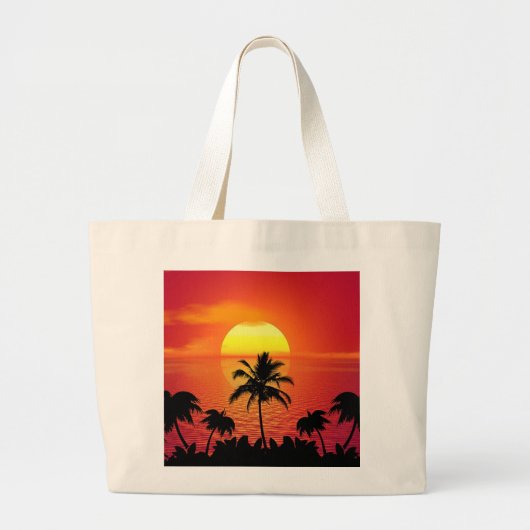 Sunset Grote Tote Bag (Voorkant)