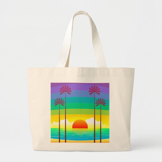 Sunset Grote Tote Bag (Voorkant)