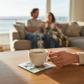 Sunset Grove Glazen Onderzetter