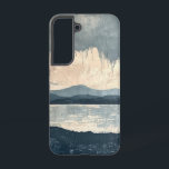 Sunset Grove Layers telefoonhoesje Samsung Galaxy Hoesje<br><div class="desc">Meerdere lagen van gloeiende bos silhouetten strekken zich uit over deze warme zonsondergang scène,  het aanbieden van een gezellige en vredige bos vibe.</div>