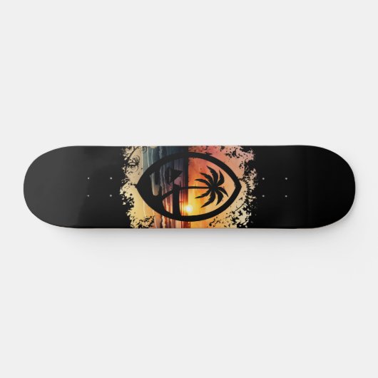 Sunset Guam Seal Persoonlijk Skateboard (Horizontaal)