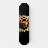 Sunset Guam Seal Persoonlijk Skateboard (Voorkant)
