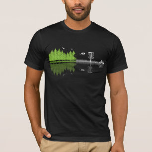 Sunset Guitar Disc Golf, ideaal voor schijfgolf T-shirt
