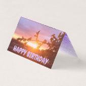 Sunset Happy Birthday Kaart 25 Pack (Voorkant)