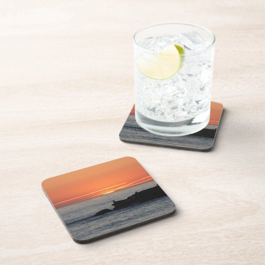 Sunset Hard Plastic Onderzetter - set van 6 (Rechterzijde)