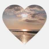 SUNSET HART STICKER (Voorkant)