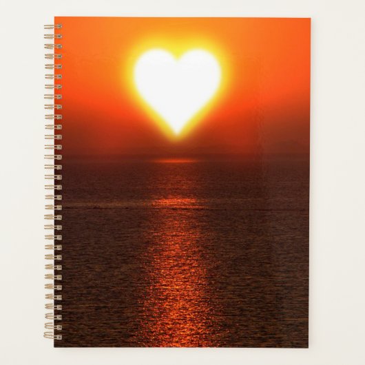 Sunset Heart Planner (Voorkant)