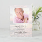 Sunset | Herdenking van het leven door begrafeniss Kaart (Staand voorkant)