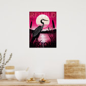 Sunset Heron / Herwild & Restore Poster (Keuken)