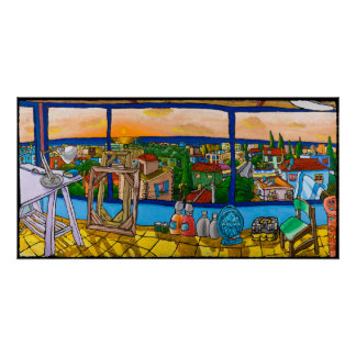 Sunset - Het Uitzicht, Jonathan Kis-Lev Poster