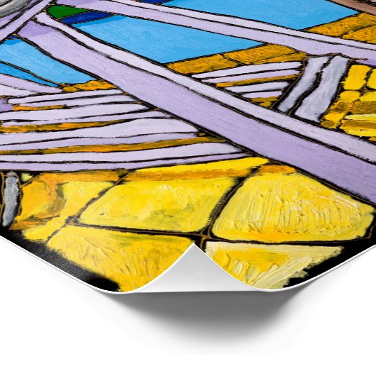 Sunset - Het Uitzicht, Jonathan Kis-Lev Poster (Hoek)