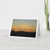 Sunset Highway Landschap Kaart (Voorkant)