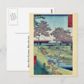 Sunset Hill by Ando, Hiroshige Briefkaart (Voorkant / Achterkant)