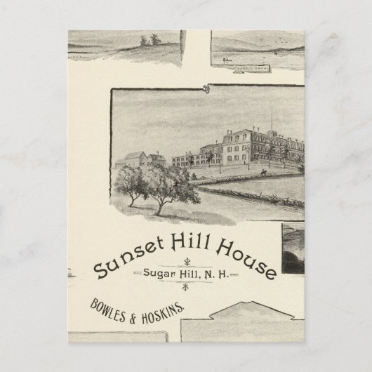 Sunset Hill House, Sugar Hill, NH Briefkaart (Voorkant)