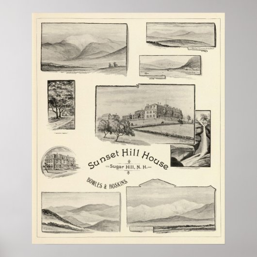 Sunset Hill House, Sugar Hill, NH Poster (Voorkant)