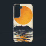 Sunset Hills Serenity telefoonhoesje Samsung Galaxy Hoesje<br><div class="desc">Gelaagde heuvels in diepe zonsondergangtinten vormen een harmonieus landschap vol warmte,  diepte en avondrust.</div>