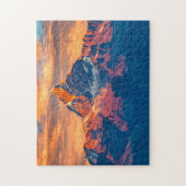 Sunset Himalaya Snow Mountains Nepal Legpuzzel (Verticaal)