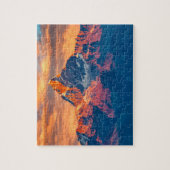 Sunset Himalaya Snow Mountains Nepal Legpuzzel (Verticaal)